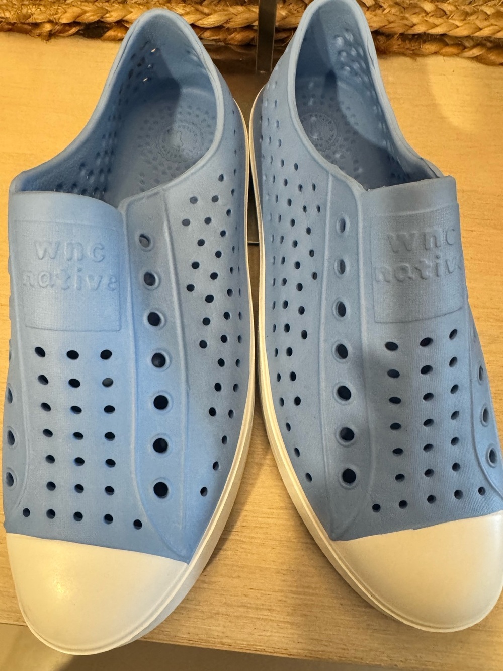 Native WNC Jefferson Slip-On Lightweight Shoes North Carolina Blue W/10 M/8